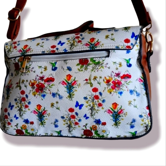 Floral print handbag - Picture 2 of 3